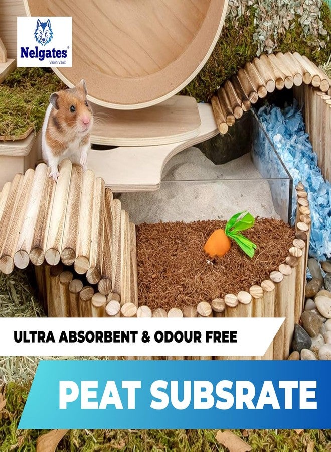 Nelgates Small Animal Bedding, Natural Soft Paper Bedding Coco peat for Small Indoor and Outdoor Pets Rabbit,Hamster, Chinchilla, Rat, or Mouse 650 Grams Animal Bedding pet Products - Image 5